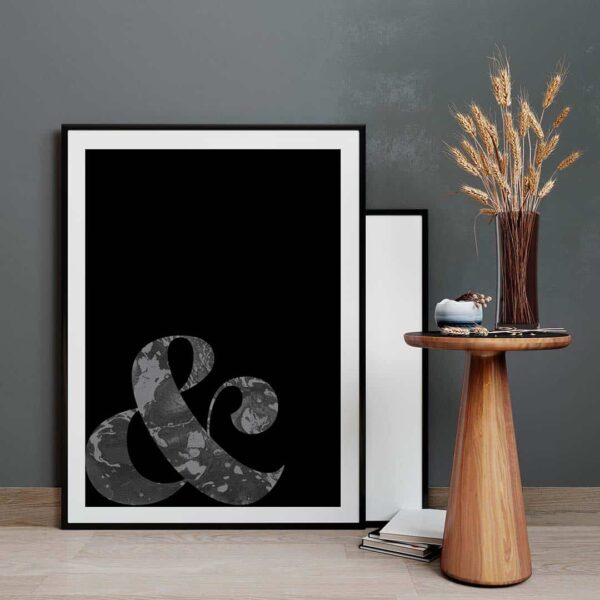 Poster decorativo Ampersand