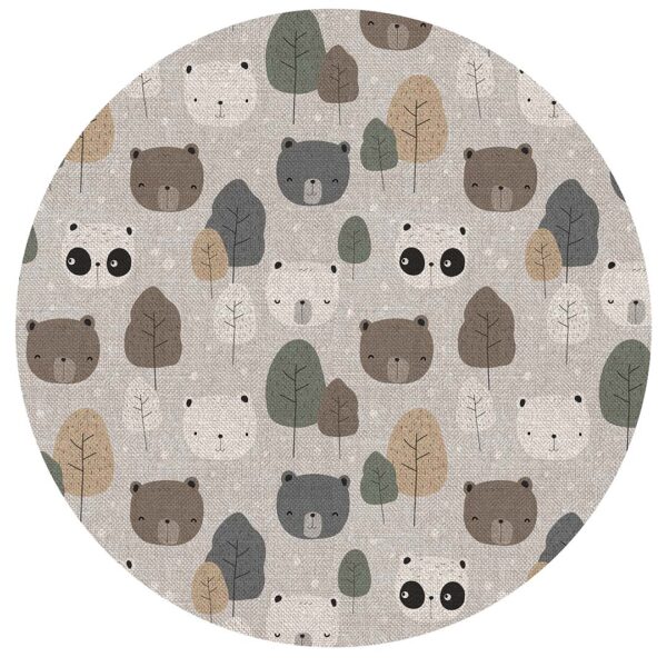 Alfombra de vinilo pvc Bear Forest