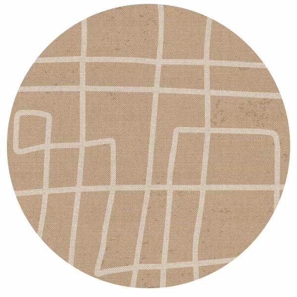 Alfombra de vinilo Laberint Beige