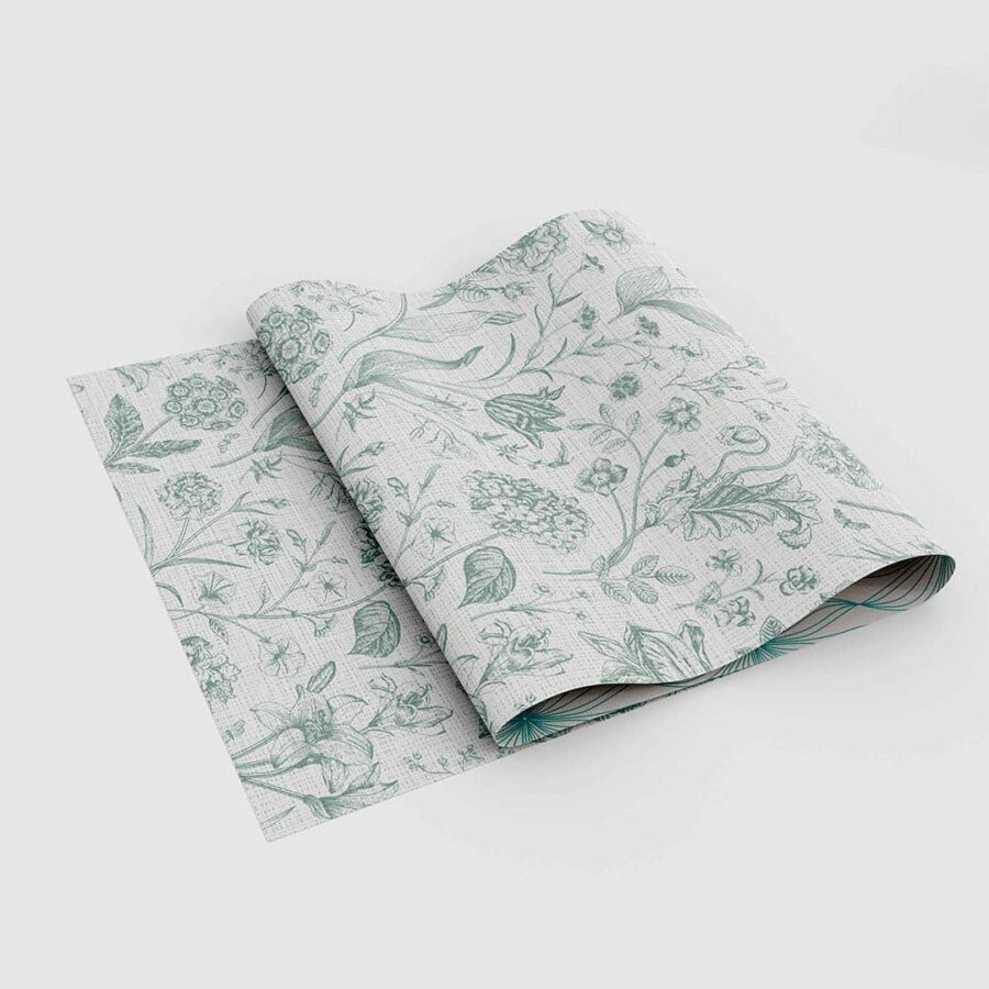 Papel pintado en rollo Bloom Green