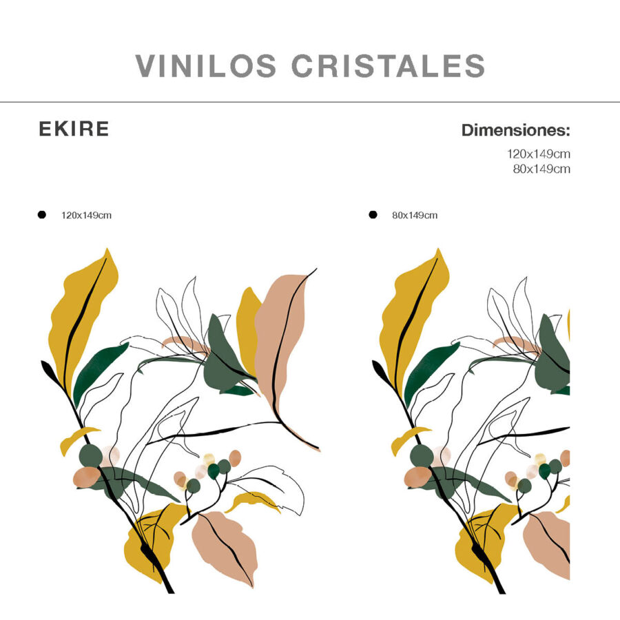 Vinilo mampara Ekire - Imagen 2