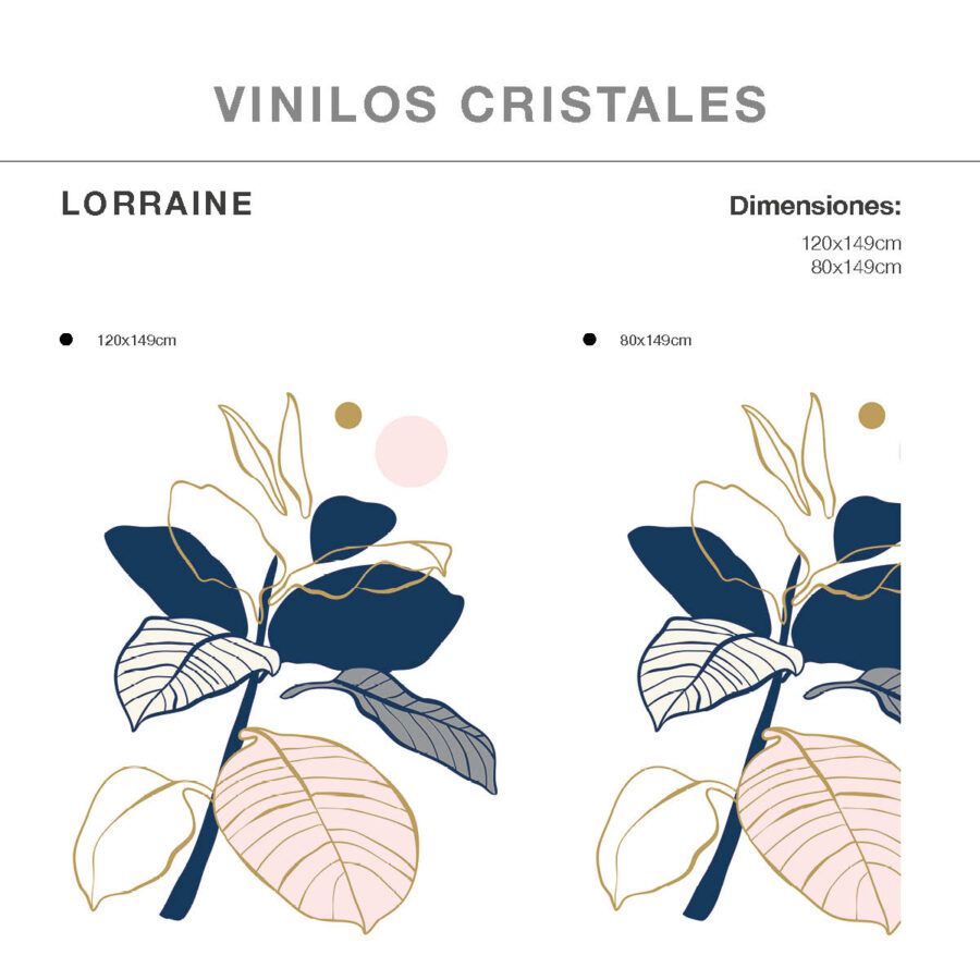 Vinilo mampara Lorraine - Imagen 2