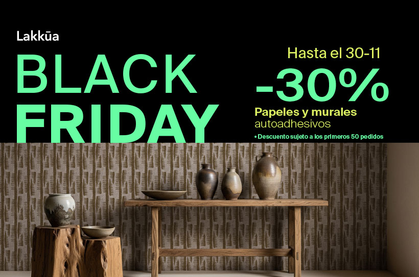 Slider papel pintado autoadhesivo Black Friday 2025